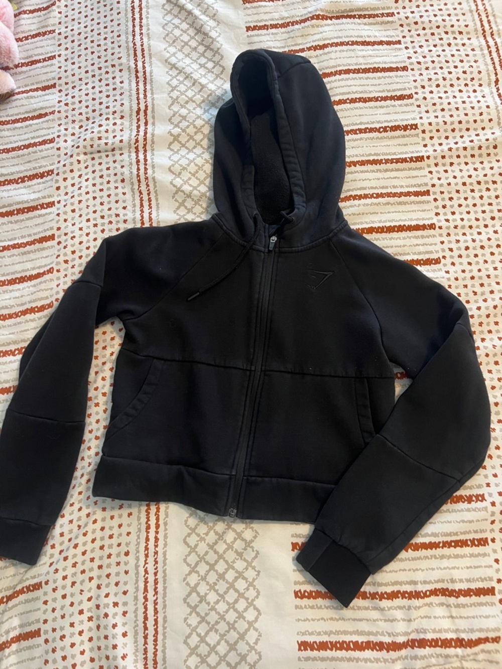 Gymshark women’s Black Full-Zip Hooded Jacket